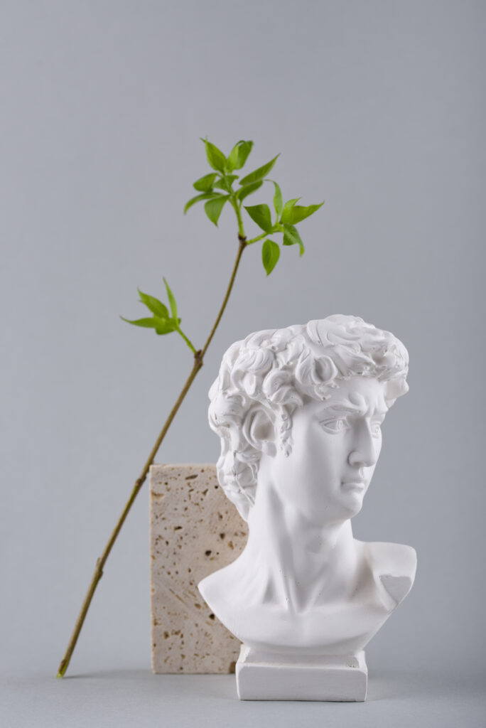 beautiful roman figure carving